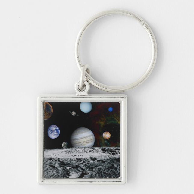 Planets of the Solar System Keychain (Front)