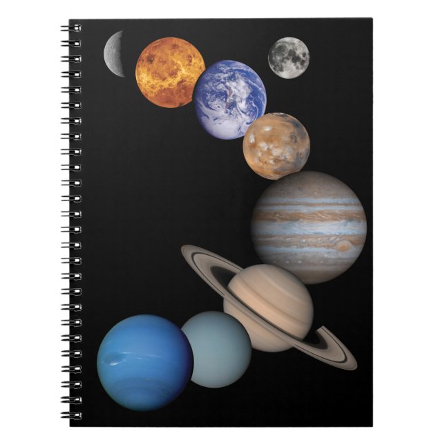 Planets of the solar system notebook (Front)