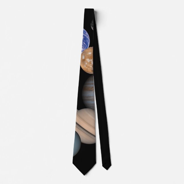 Planets of the solar system tie (Front)