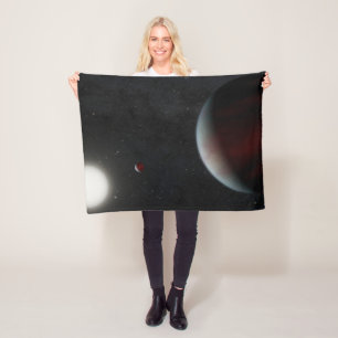 Planets Orbiting The Sun-Like Star Epic 249731291 Fleece Blanket