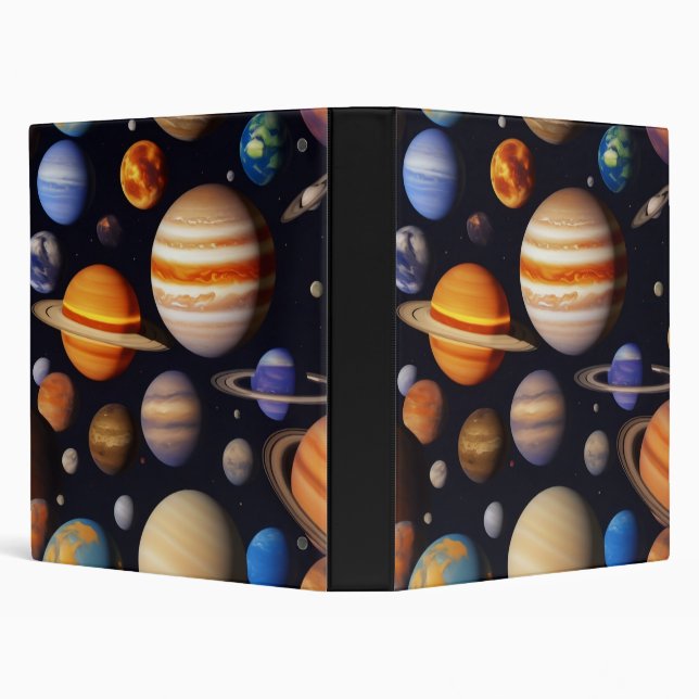 Planets Pattern Binder (Background)