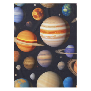 Planets Pattern Tablecloth