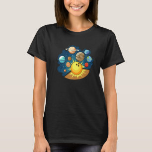 Planets Skittles Bowling for Bowler T-Shirt