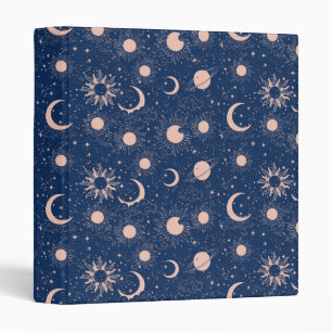 Planets & Stars Pattern Binder