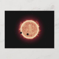 Planets Transiting Red Dwarf Star In Trappist-1