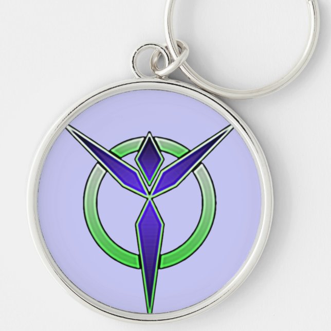 Planetside 2 Vanu Emblem Keychain (Front)