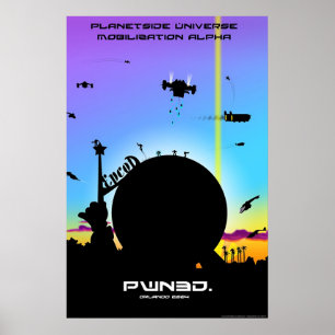 PlanetSide Universe Mobilization Alpha Poster