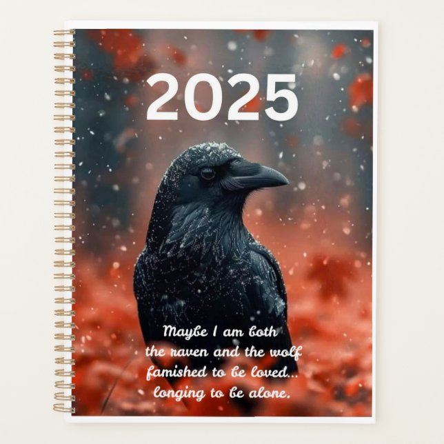 Planificateur 2025 Raven & Wolf (Devant)