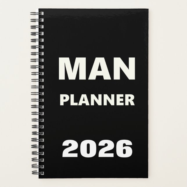 Planificateur 2026 pour hommes Planificateur pour  (Devant)
