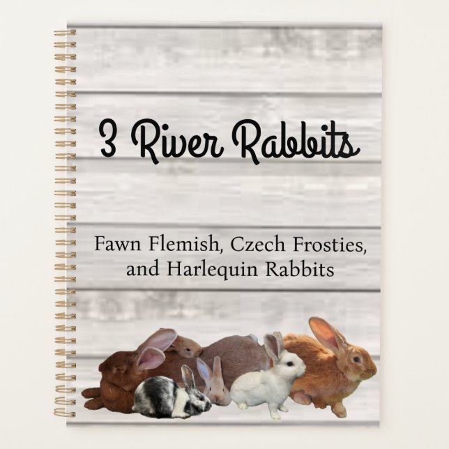Planificateur 3 Rivers Rabbits (Devant)