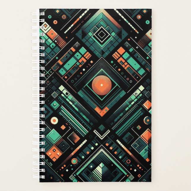 Planificateur 3D Retro Tech (Devant)