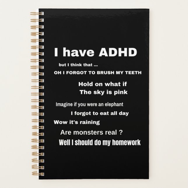 Planificateur ADHD (Devant)