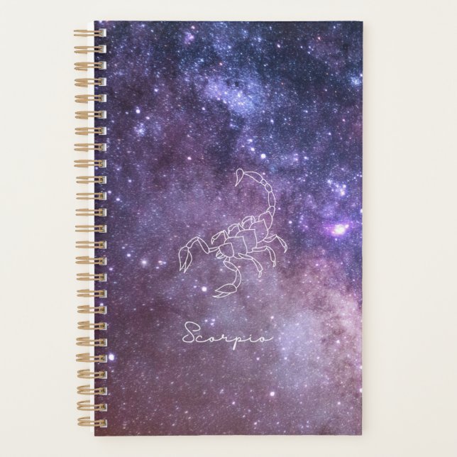 Planificateur - Astrologie - Scorpio (Devant)