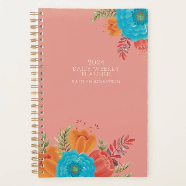 Planificateur Calendrier féminin Rétro Non daté Ch (Devant)