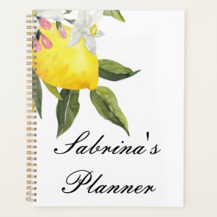 planificateur citrons personnalisés
