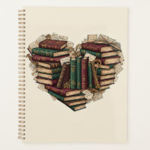 Planificateur Cœur de Livre