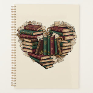 Planificateur Cœur de Livre