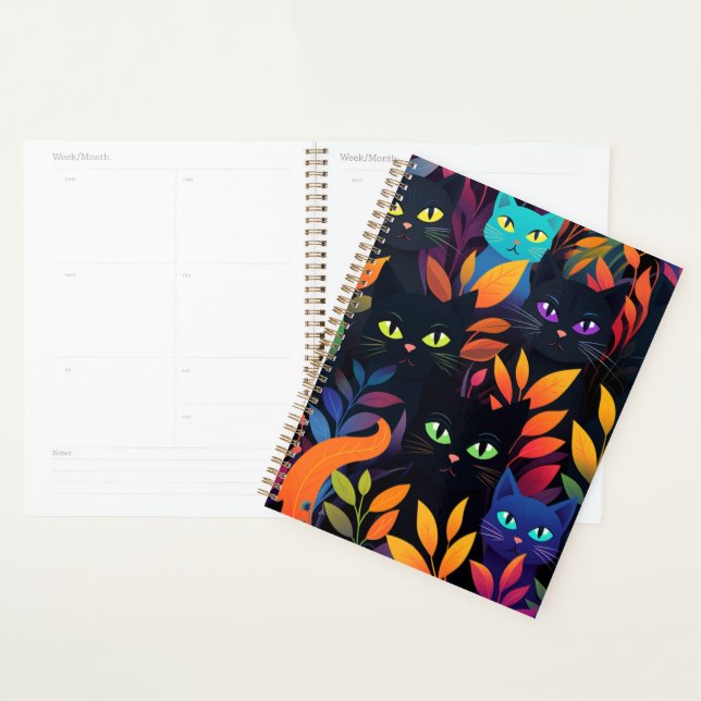Planificateur Cute Chat (Devant avec enveloppe)