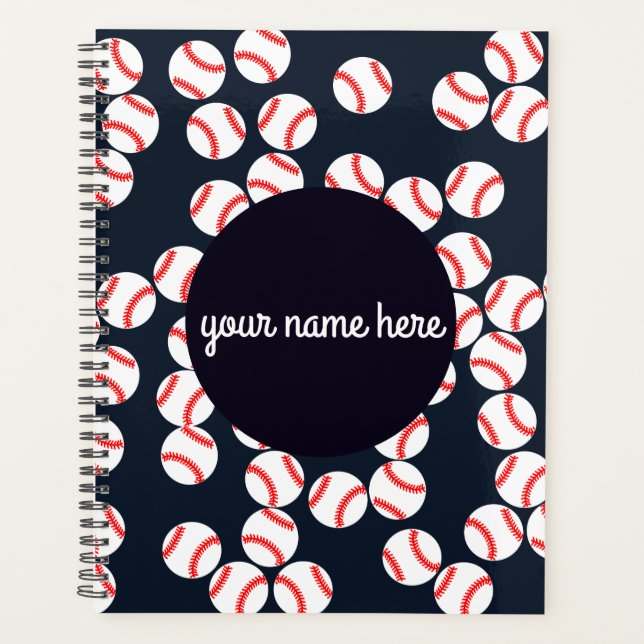 Planificateur de baseball personnalisé (Devant)
