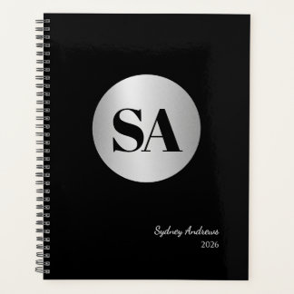 Planificateur de calendrier à logo monogramme arge
