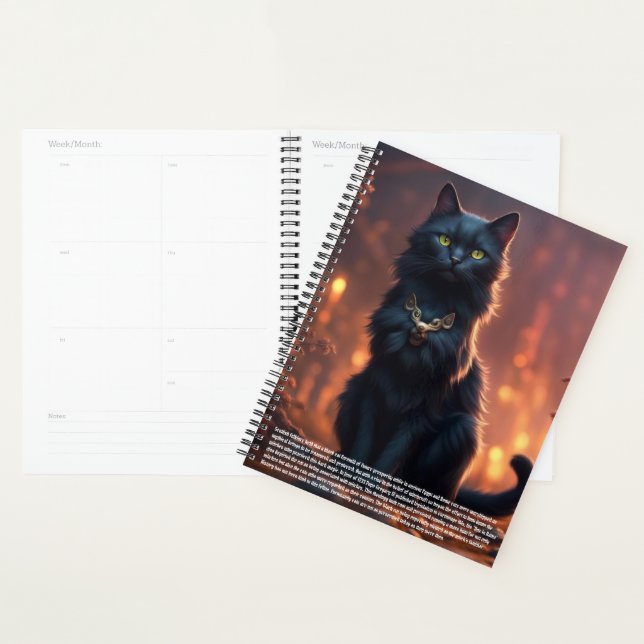 Planificateur de calendrier de chats (Devant avec enveloppe)