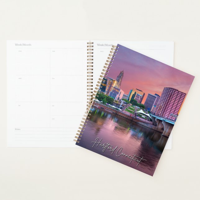 Planificateur de calendrier Hartford Connecticut S (Devant avec enveloppe)