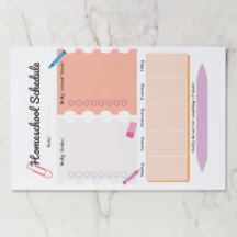 Planificateur de calendrier scolaire à domicile po