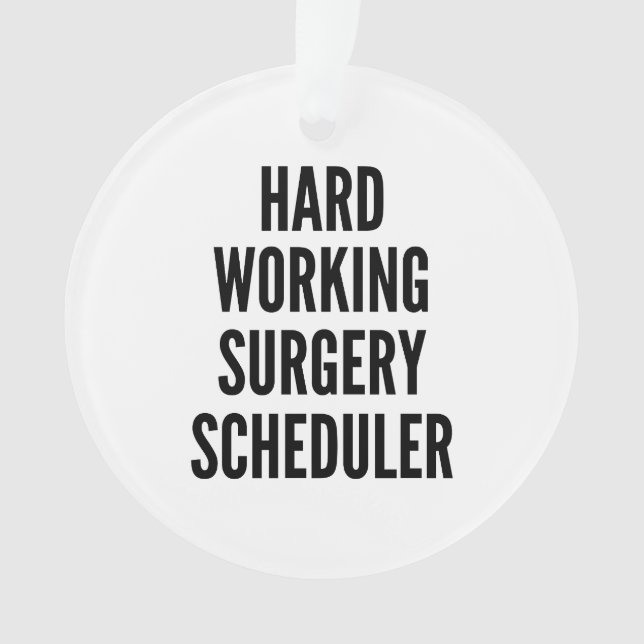Planificateur de chirurgie de travail difficile (devant)