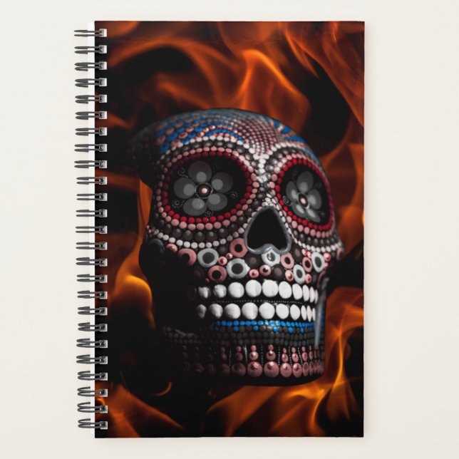 Planificateur de crâne flamboyant (Devant)