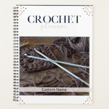 Planificateur de Crochet Or rose