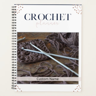 Planificateur de Crochet Or rose
