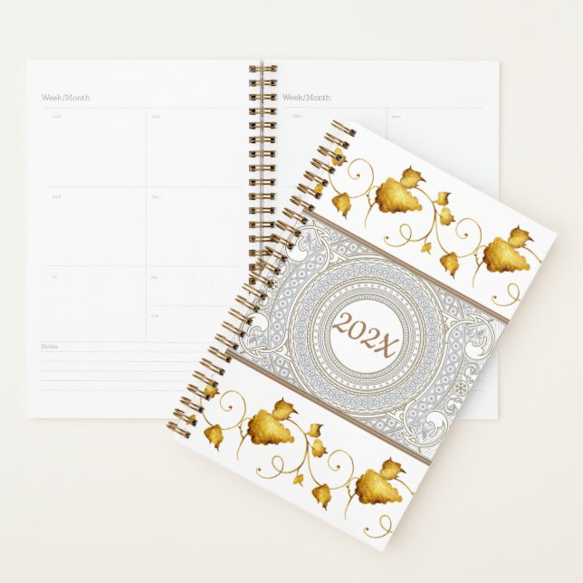 Planificateur de dates personnalisé annuel (Devant avec enveloppe)