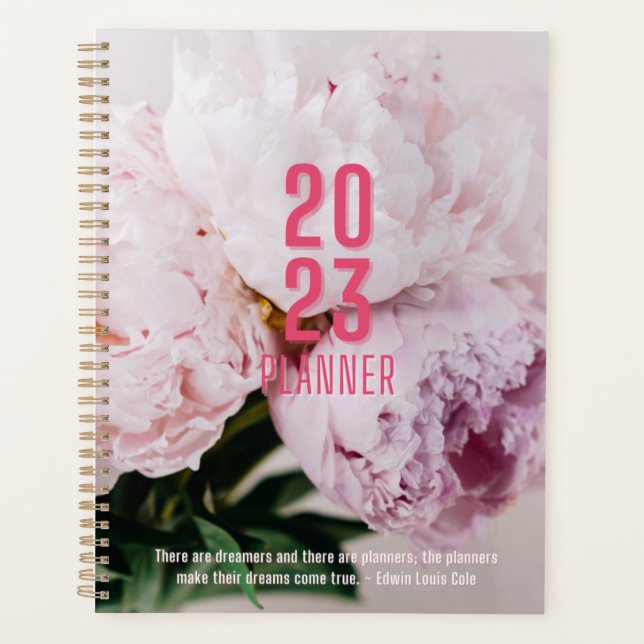 Planificateur de fleurs de pivoines (Devant)