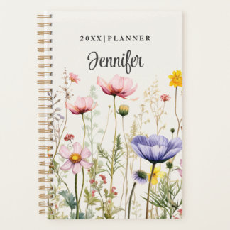 Planificateur de fleurs sauvages personnalisé | Bo