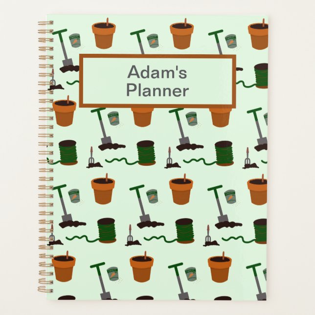 Planificateur de jardinage personnalisé (Devant)
