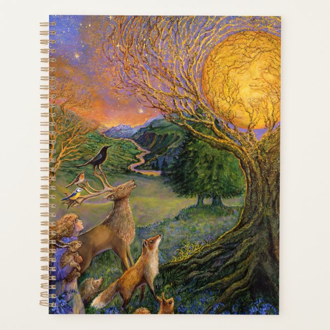 Planificateur de jour de l'arbre de lune (Devant)