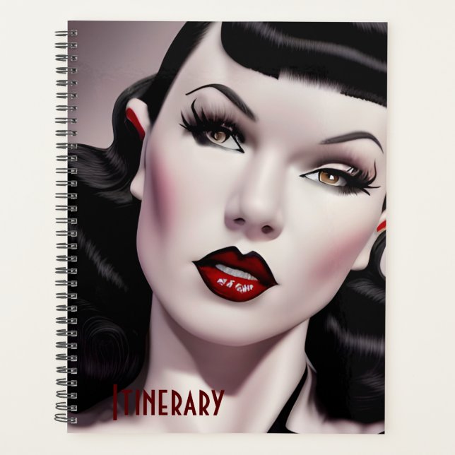 Planificateur de jour gothique élégant (Devant)