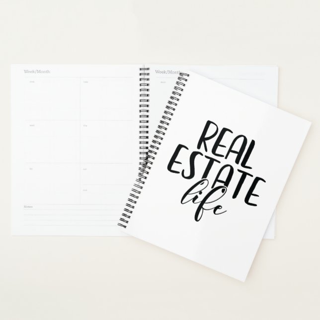 Planificateur de la vie immobilière (Devant avec enveloppe)