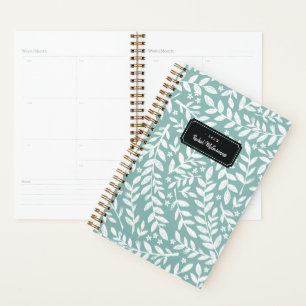 Planificateur de l'année et du nom Turquoise esqu