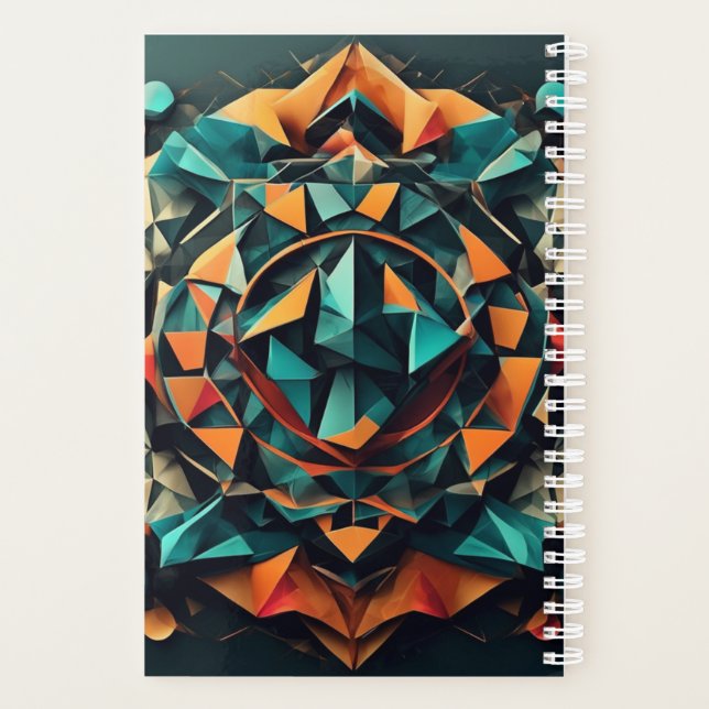Planificateur de mandala 3D géométrique (Dos)