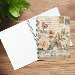 Planificateur de mariage Journal de bord floral vi