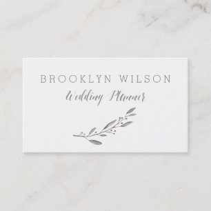 Planificateur de mariage personnalisé Carte de vis