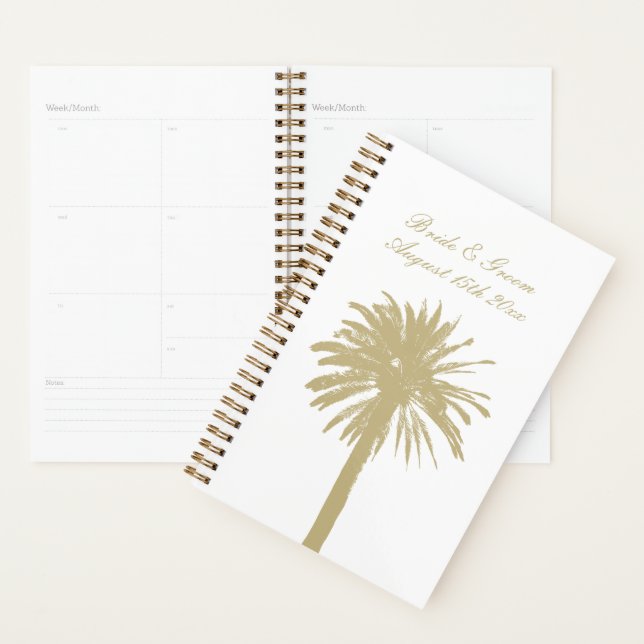 Planificateur de mariage traditionnel de plage ave (Devant avec enveloppe)