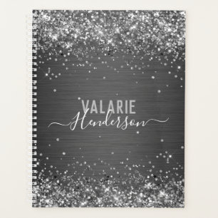 Planificateur de monogramme de parties scintillant
