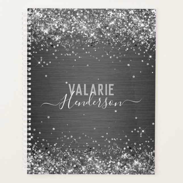 Planificateur de monogramme de parties scintillant (Devant)