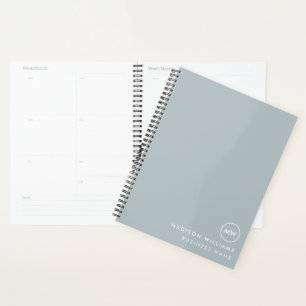 Planificateur de Monogramme Minimal Personnalisé