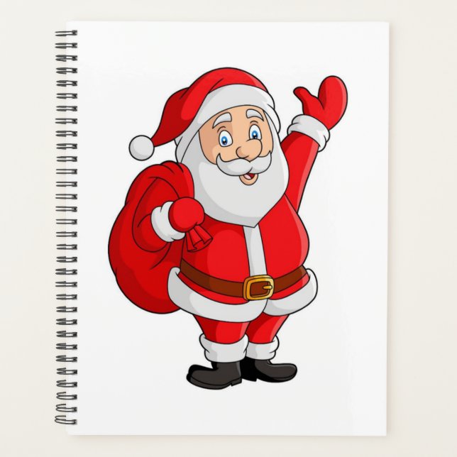 Planificateur de Noël père Noël (Devant)