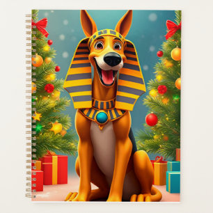 Planificateur de Noël Pharaoh Dog Cadeau de Fêtes
