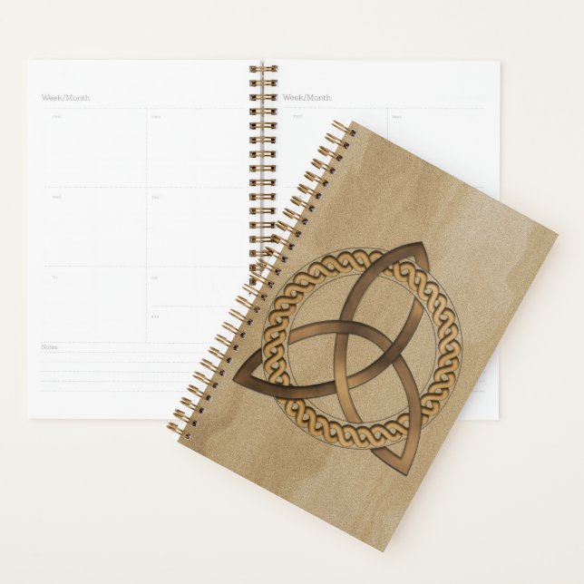 Planificateur de noeuds de triquetra Celtique (Devant avec enveloppe)