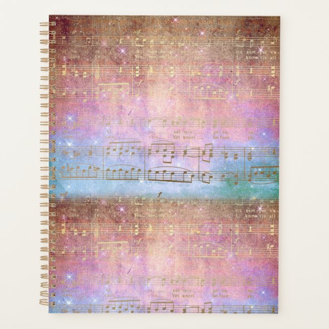 Planificateur de notes musicales (Devant)